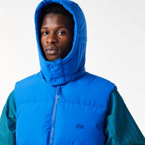 Lacoste Jackets & Coats-Down Gilet With Quilted Crocodile