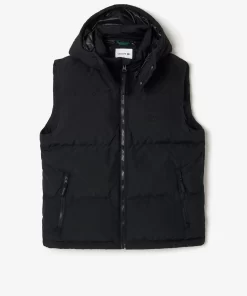 Lacoste Jackets & Coats-Down Gilet With Quilted Crocodile