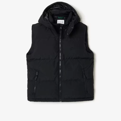 Lacoste Jackets & Coats-Down Gilet With Quilted Crocodile