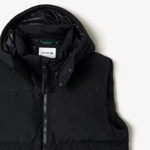 Lacoste Jackets & Coats-Down Gilet With Quilted Crocodile