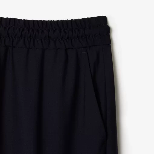 Lacoste Trousers & Shorts-Draped Wool Trousers