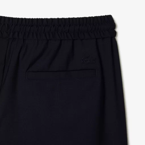 Lacoste Trousers & Shorts-Draped Wool Trousers