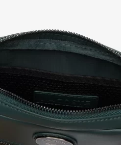 Lacoste Vertical Bags-Embossed Monogram Shoulder Bag