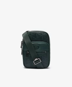 Lacoste Bags-Embossed Monogram Small Crossover Bag