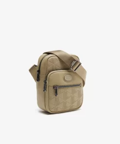 Lacoste Vertical Bags-Embossed Monogram Small Crossover Bag