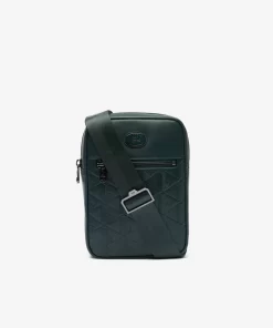 Lacoste Vertical Bags-Embossed Monogram Vertical Satchel