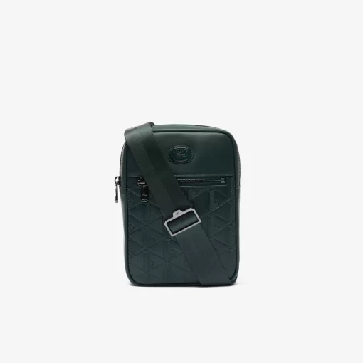 Lacoste Vertical Bags-Embossed Monogram Vertical Satchel