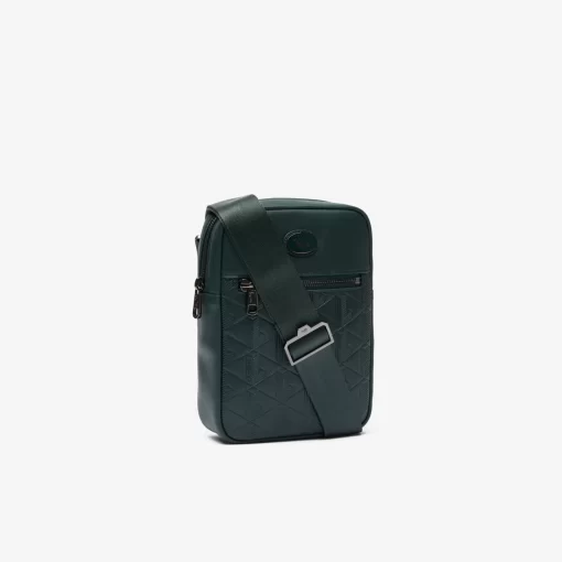 Lacoste Vertical Bags-Embossed Monogram Vertical Satchel