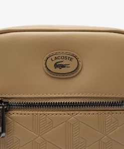 Lacoste Vertical Bags-Embossed Monogram Vertical Satchel