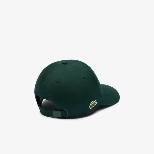 Lacoste Caps & Hats-Embroidered Cotton Gabardine Cap