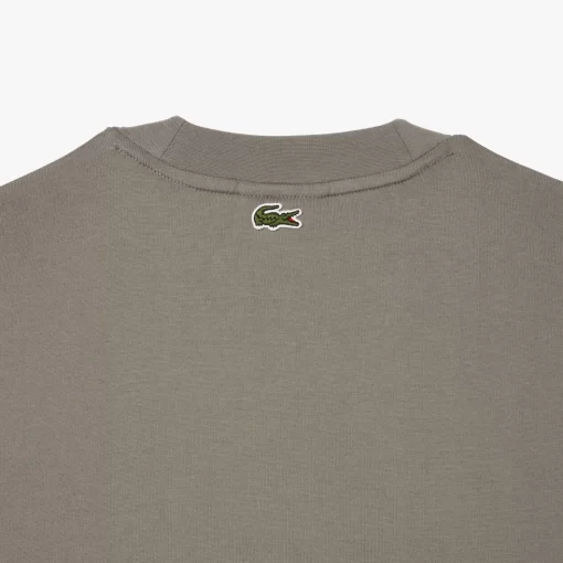 Lacoste T-Shirts-Embroidered Loose Fit Cotton T-Shirt