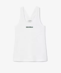 Lacoste T-Shirts-Embroidered Pique Tank Top