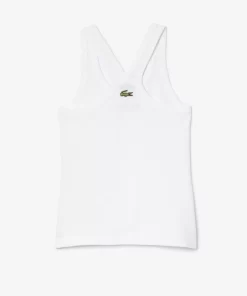 Lacoste T-Shirts-Embroidered Pique Tank Top