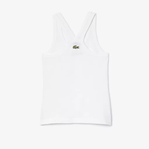 Lacoste T-Shirts-Embroidered Pique Tank Top