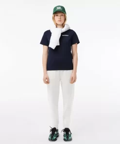 Lacoste T-Shirts-Embroidery Detail Jersey T-Shirt