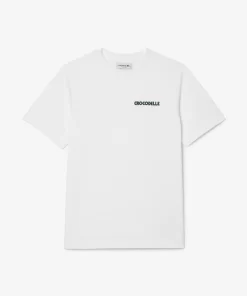 Lacoste T-Shirts-Embroidery Detail Jersey T-Shirt