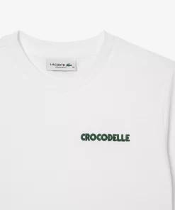 Lacoste T-Shirts-Embroidery Detail Jersey T-Shirt