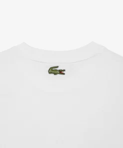 Lacoste T-Shirts-Embroidery Detail Jersey T-Shirt