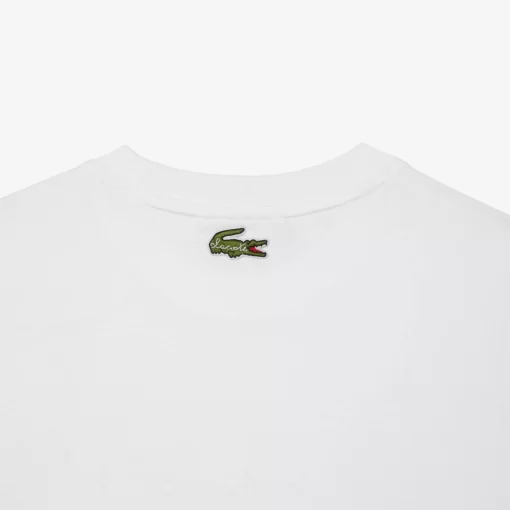 Lacoste T-Shirts-Embroidery Detail Jersey T-Shirt