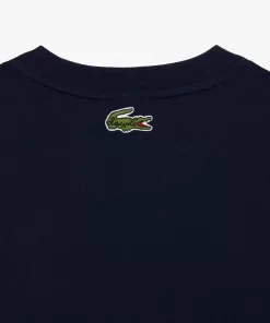 Lacoste T-Shirts-Embroidery Detail Jersey T-Shirt