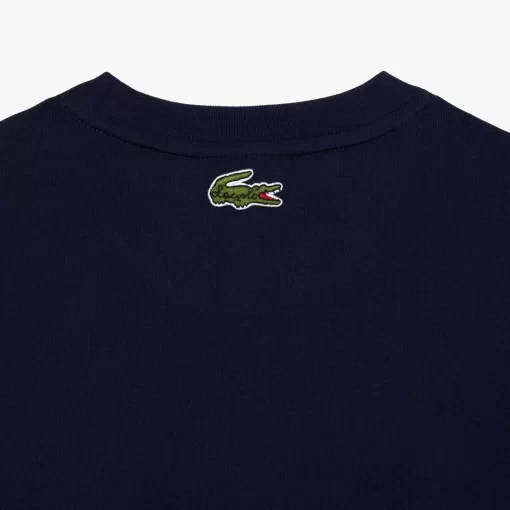 Lacoste T-Shirts-Embroidery Detail Jersey T-Shirt