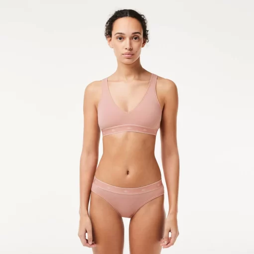 Lacoste Underwear & Loungewear-Essential V Neck Bralette