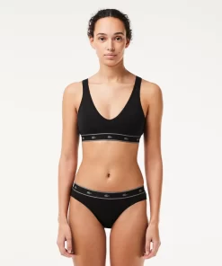 Lacoste Underwear & Loungewear-Essential V Neck Bralette