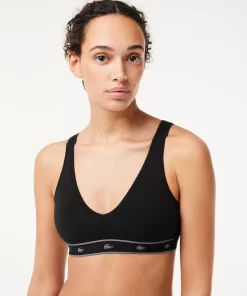 Lacoste Underwear & Loungewear-Essential V Neck Bralette