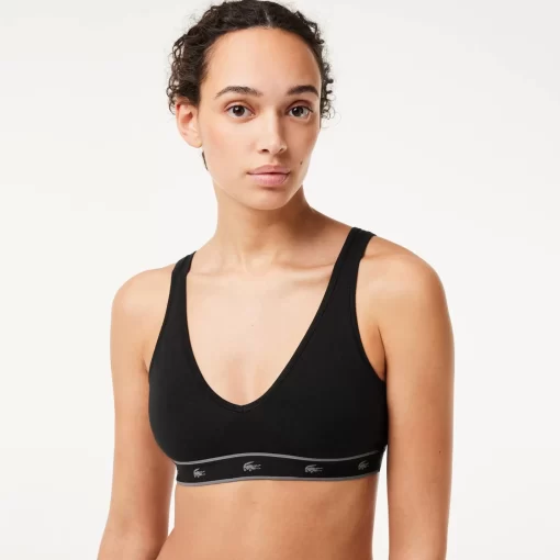 Lacoste Underwear & Loungewear-Essential V Neck Bralette