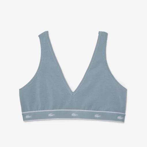 Lacoste Underwear & Loungewear-Essential V Neck Bralette