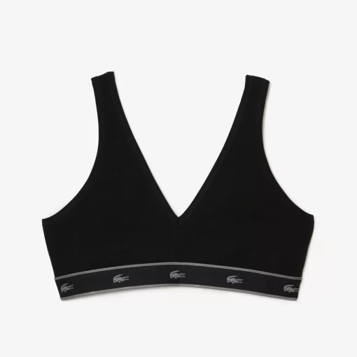 Lacoste Underwear & Loungewear-Essential V Neck Bralette