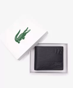 Lacoste Wallets & Small Leather Goods-Fg Crocodile Print Small Billfold