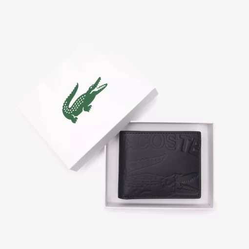 Lacoste Wallets & Small Leather Goods-Fg Crocodile Print Small Billfold