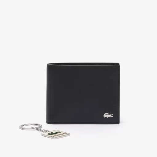 Lacoste Wallets & Small Leather Goods-Fg Wallet And Key Chain Gift Set