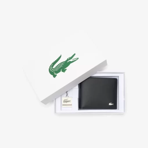 Lacoste Wallets & Small Leather Goods-Fg Wallet And Key Chain Gift Set