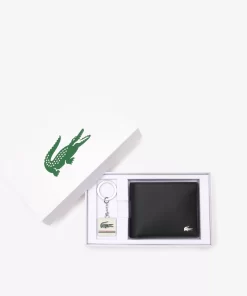 Lacoste Wallets & Small Leather Goods-Fg Wallet And Key Chain Gift Set