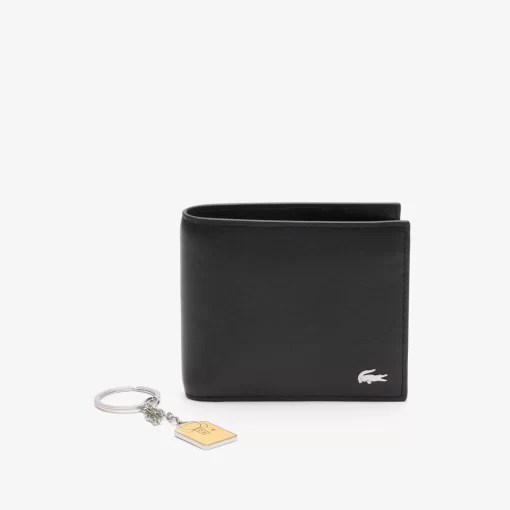 Lacoste Wallets & Small Leather Goods-Fg Wallet And Polo Key Chain Gift Set