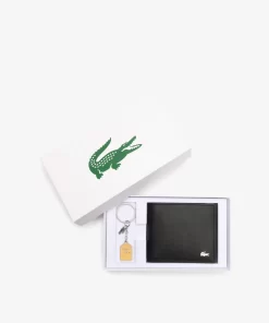 Lacoste Wallets & Small Leather Goods-Fg Wallet And Polo Key Chain Gift Set