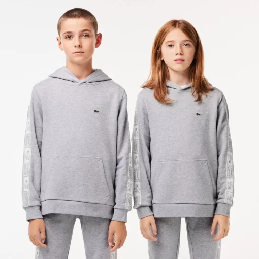 Lacoste Girl Clothing-Fleece Cotton Hoodie