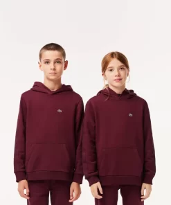 Lacoste Girl Clothing-Fleece Cotton Hoodie