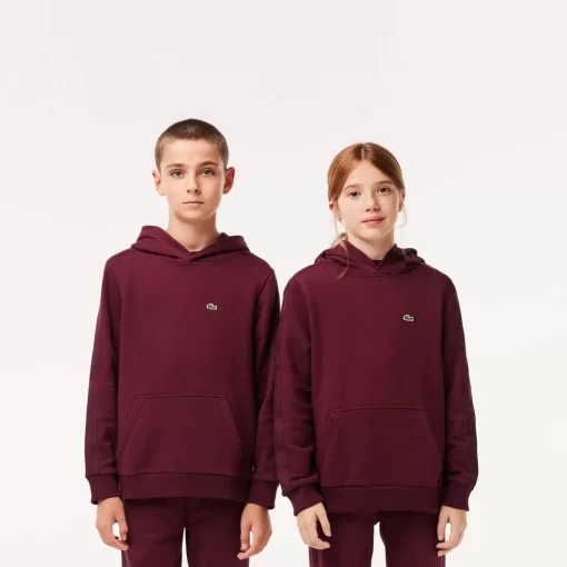 Lacoste Girl Clothing-Fleece Cotton Hoodie