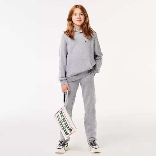 Lacoste Girl Clothing-Fleece Cotton Hoodie