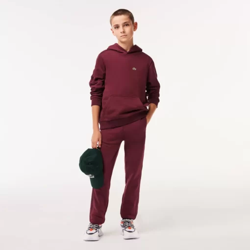 Lacoste Girl Clothing-Fleece Cotton Hoodie