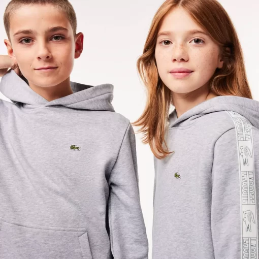 Lacoste Girl Clothing-Fleece Cotton Hoodie