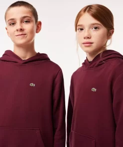 Lacoste Girl Clothing-Fleece Cotton Hoodie