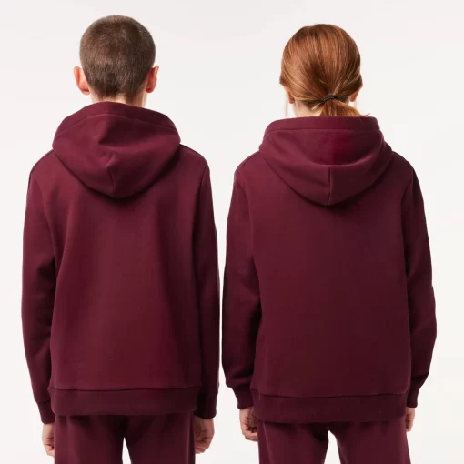 Lacoste Girl Clothing-Fleece Cotton Hoodie