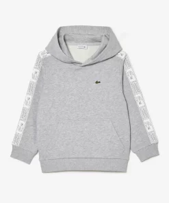 Lacoste Girl Clothing-Fleece Cotton Hoodie