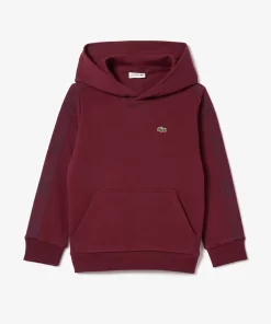 Lacoste Girl Clothing-Fleece Cotton Hoodie