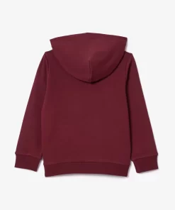 Lacoste Girl Clothing-Fleece Cotton Hoodie