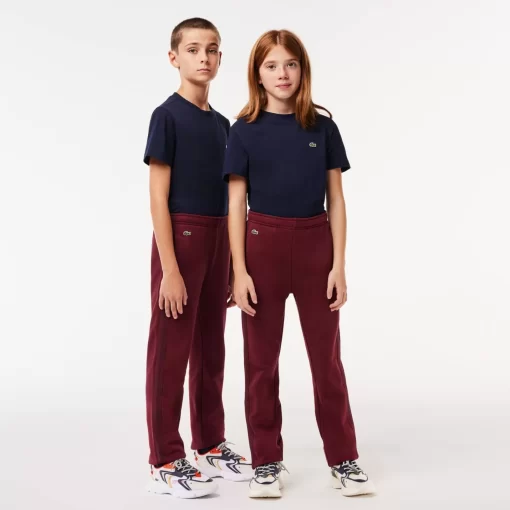 Lacoste Girl Clothing-Fleece Cotton Track Pants